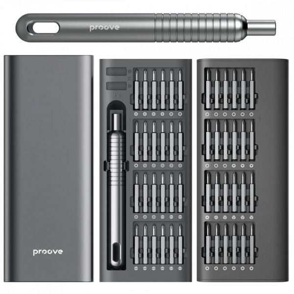 Многофункциональный набор отвёрток Proove Fixer 51in1 Gray (MTSF51000003)