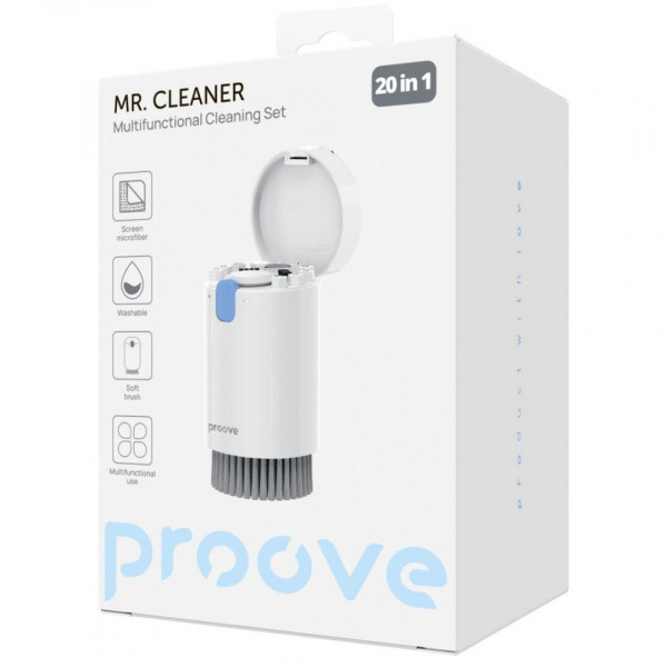 Многофункциональный набор для чистки Proove Mr. Cleaner 20in1 White (MCS00002002)