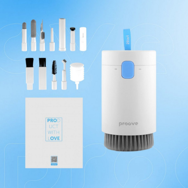 Многофункциональный набор для чистки Proove Mr. Cleaner 20in1 White (MCS00002002)