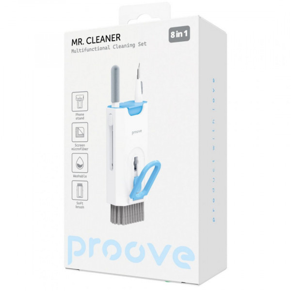 Многофункциональный набор для чистки Proove Mr. Cleaner 8in1 White (MCS00000802)