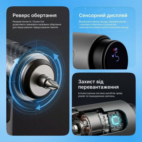 Многофункциональный набор электрических отвёрток Proove Driller 36in1 Gray (MTSD35000003)