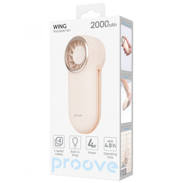Портативный вентилятор Proove Wing White (PFWG04002002)