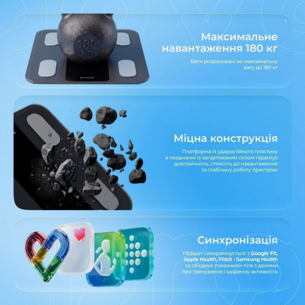 Смарт-весы Proove Metrix Gray (SSMX20000003)
