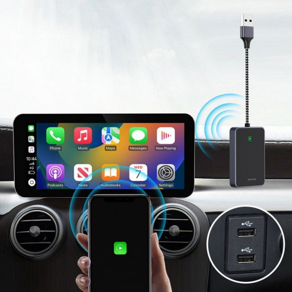 Беспроводной адаптер CarPlay Proove СP-01 Wireless Car Adapter Black (SMCP00100001)