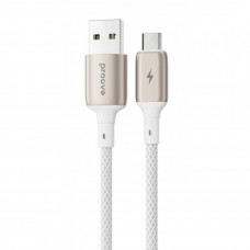 Кабель Proove Dense Metal USB to Micro USB 2.4A (1m) White (CCDM20001302)