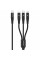Кабель Proove Hydra 3 in1 Type-C + Micro USB + Lightning (1m) Black (CCHY15012101)