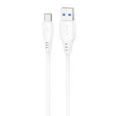 Кабель Proove Simple Silicone USB to Type-C 3A (1m) White (CCSS15001202)