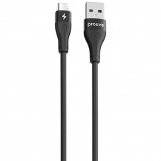 Кабель Proove Soft Silicone USB to Micro USB 2.4A (1m) Black (CCSO20001301)