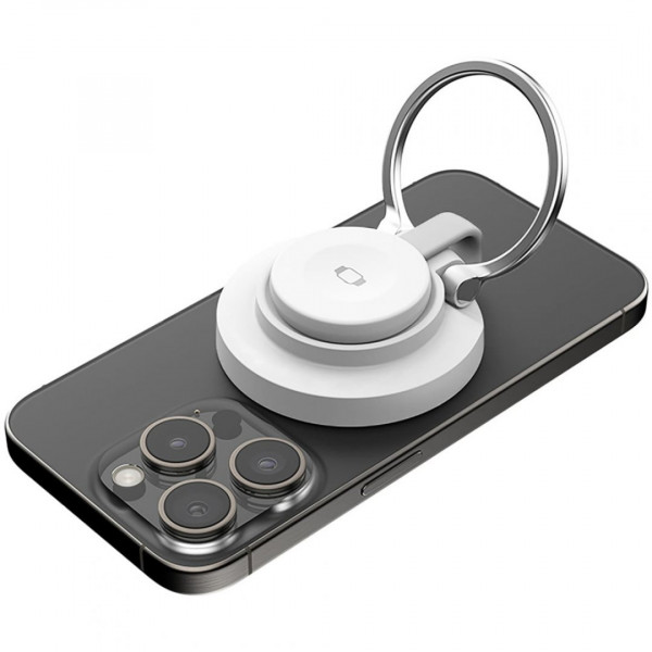 Бездротовий зарядний пристрій Proove Knocker 2 in 1 Qi2 White (WSPK15012002)