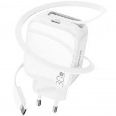 Мережевий зарядний пристрій Proove Fixtape GaN 30W (Type-C) White (WCFP30010202)