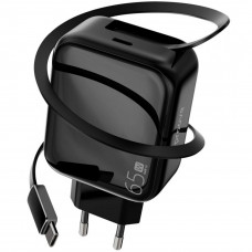 Мережевий зарядний пристрій Proove Fixtape GaN 65W (Type-C) Black (WCFP65010201)