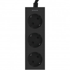 Сетевой фильтр Proove Magnet Strip (3xAC) 1.6m Black (PSMS25000001)