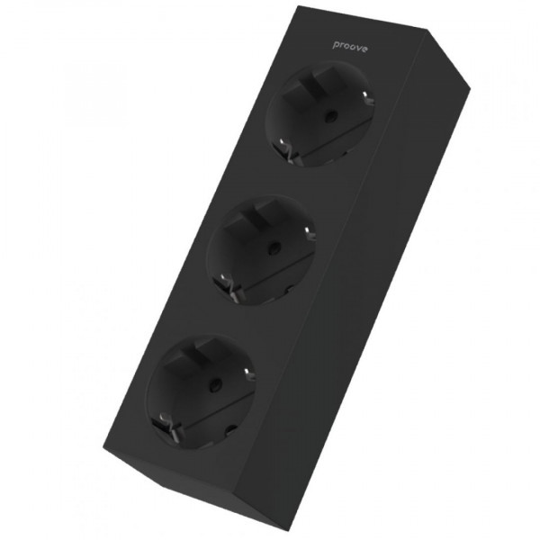 Сетевой фильтр Proove Magnet Strip (3xAC) 1.6m Black (PSMS25000001)