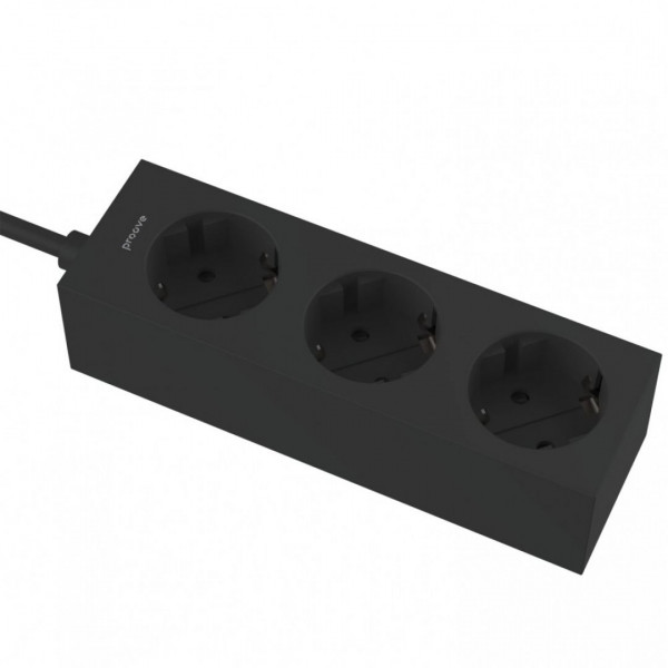 Сетевой фильтр Proove Magnet Strip (3xAC) 1.6m Black (PSMS25000001)