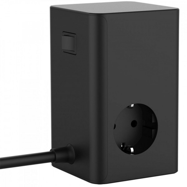 Мережевий фільтр Proove Power Cube 65W (3xAC + 2xType-C + 1xUSB) 1.5m Black (PSPC36801201)