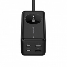 Мережевий фільтр Proove Power Strip Homester PD-03 1AC 65W (2 Type-C + 2USB) Black (PSP165220001)