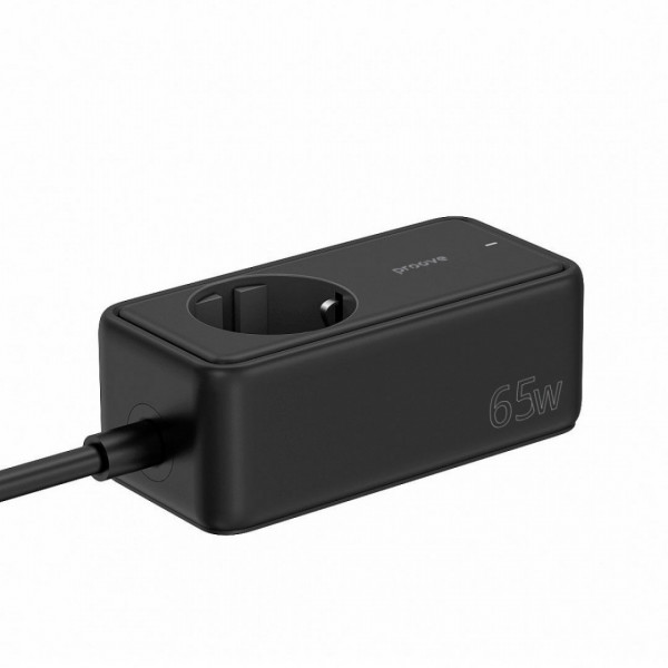 Мережевий фільтр Proove Power Strip Homester PD-03 1AC 65W (2 Type-C + 2USB) Black (PSP165220001)