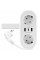 Мережевий фільтр Proove Supercoil 20W (2xAC + Type-C + 2xSB) 1.5m White (PSPS25002102)