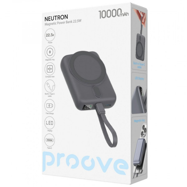 Павербанк Proove Neutron 22.5W 10000mAh Purple (PBNE22022209)