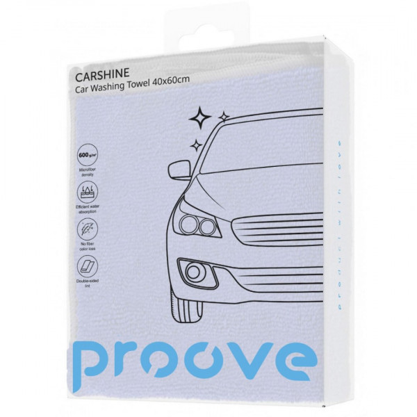 Автомобильная микрофибра Proove Carshine (40*60cm) Blue (AACR40000003)