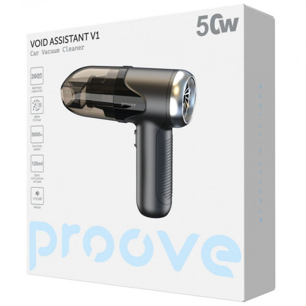 Портативный пылесос Proove Void Assistant V1 (5000pa) Black (PAVS15001201)