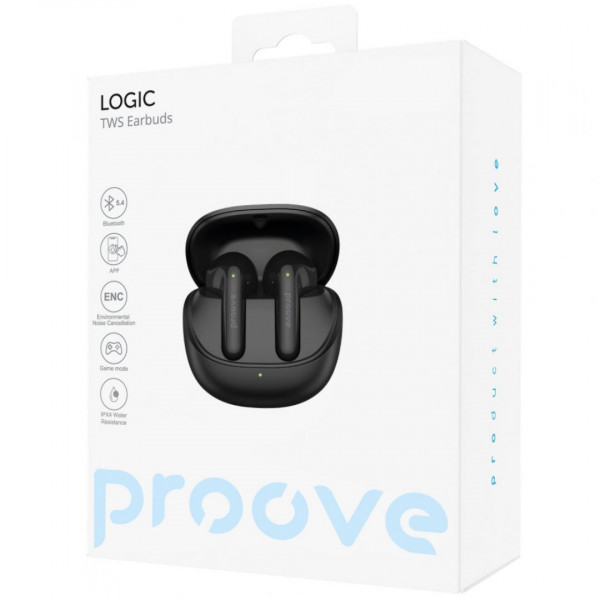 Бездротові навушники Proove Logic TWS (APP) Pearl White (TWLG0001AP16)