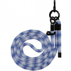 Ремешок для телефона Proove Twist Spiral Cross-Body Strap Blue/White (PSBSUNSP1552)