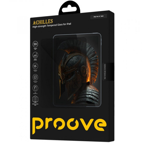 Защитное стекло Proove Achilles Installation Box for для iPad Pro 13 2024/Pro 13 2025 Transparent (PGPAIBIP1300)