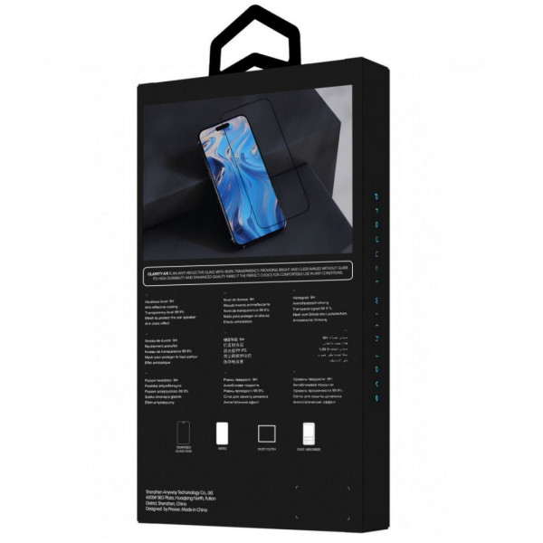 Захисне скло Proove Clarity AR для iPhone 17 Air Black (PGCARI17A001)