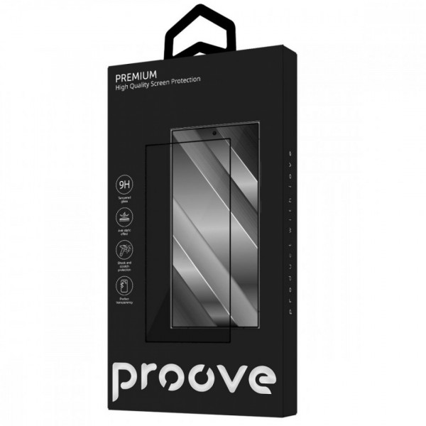 Захисне скло Proove Premium для Samsung Galaxy S24 Plus/S25 Plus Black (PGPPMSS24P01)