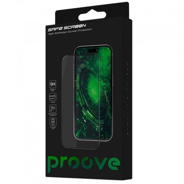 Защитное стекло Proove Safe Screen для Samsung Galaxy A52 4G/A52 5G/A52s/A53/S20 FE (1pcs) Black (PGPSS1GA5201)