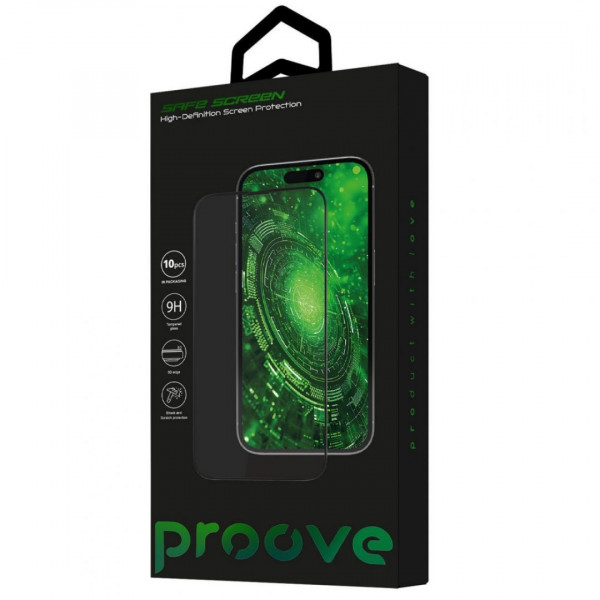 Захисне скло Proove Safe Screen для iPhone 12 Pro Max (10 pcs) Black (PGPSSI12PM01)