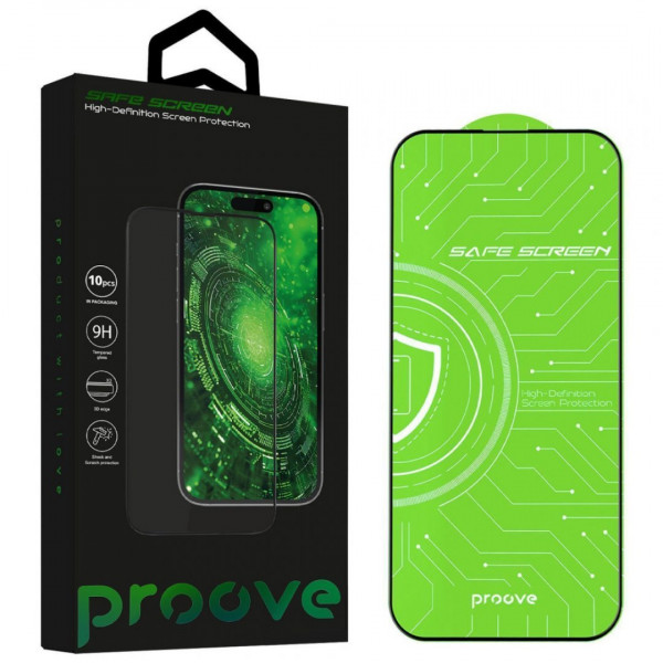 Захисне скло Proove Safe Screen для iPhone 12 Pro Max (10 pcs) Black (PGPSSI12PM01)