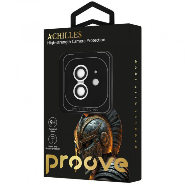 Защита камеры Proove Achilles для iPhone 11/12/12 mini Silver (CPPAIP120006)