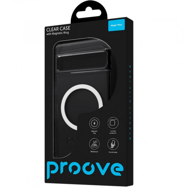 Чехол Proove Clear Case with Magnetic Ring для Google Pixel 7 Pro Transparent (PCCLPXPR0701)