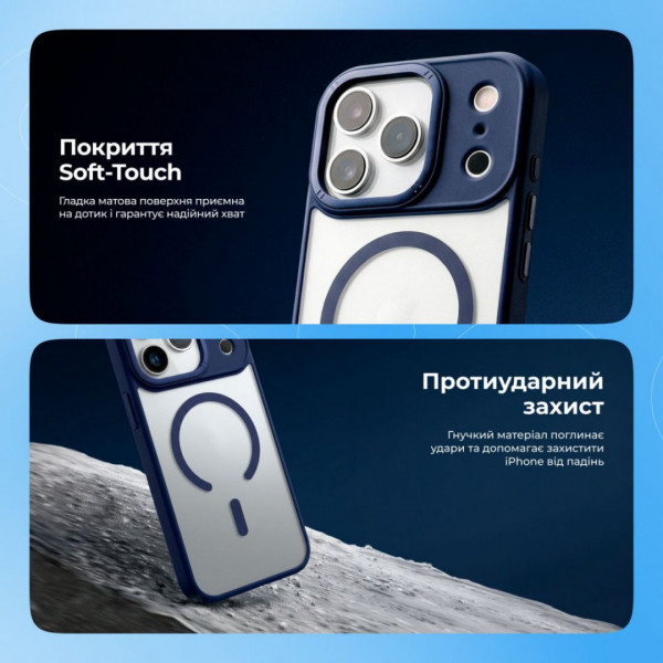 Чехол Proove Clear Essence Case with Magnetic Ring для iPhone 14 Pro Pink Sand (PCCEIP14P028)