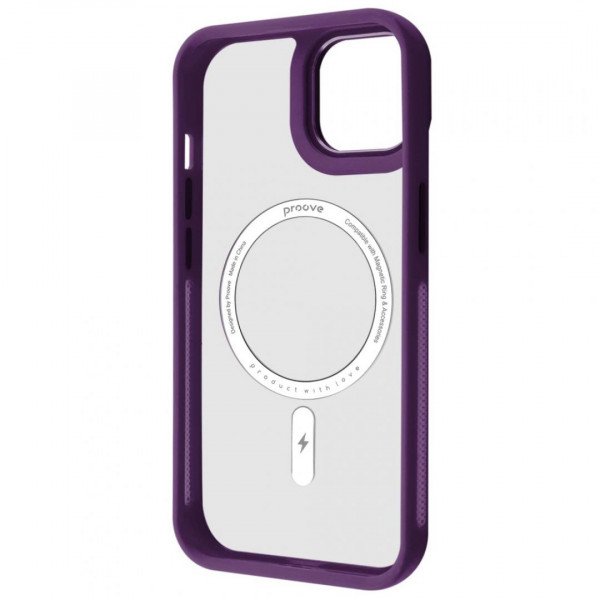 Чехол Proove Clear Essence Case with Magnetic Ring для iPhone 16 Midnight Blue (PCCEIP160008)