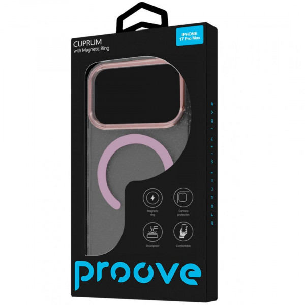 Чехол Proove Cuprum Case with Magnetic Ring для iPhone 17 Pro/18 Pro White (PCCMIP17AR14)