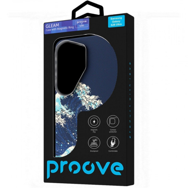 Чехол Proove Gleam Case with Magnetic Ring для Samsung Galaxy S26 Ultra Gray Sunset (PCGCSGSU2667)