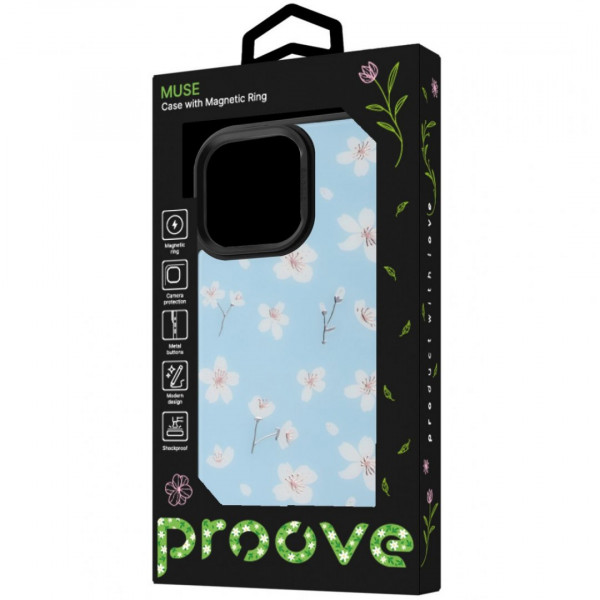 Чохол Proove Muse Fleur Case with Magnetic Ring для iPhone 15 Pro Figs (PCMFIP15P0B4)