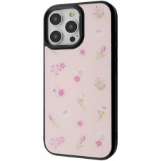 Чохол Proove Muse Fleur Case with Magnetic Ring для iPhone 16 Pro Pink Flower (PCMFIP16P0B7)