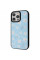 Чохол Proove Muse Fleur Case with Magnetic Ring для iPhone 16 Pro Blue Flower (PCMFIP16P0B6)