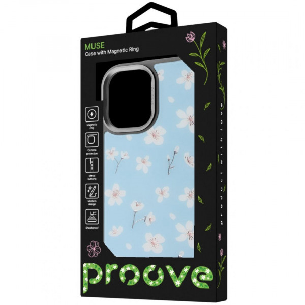 Чохол Proove Muse Fleur Case with Magnetic Ring для iPhone 17 Lemon (PCMFIP1700B5)