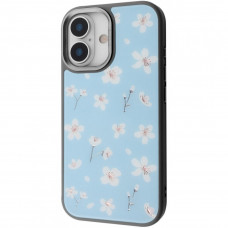 Чохол Proove Muse Fleur Case with Magnetic Ring для iPhone 17 Blue Flower (PCMFIP1700B6)