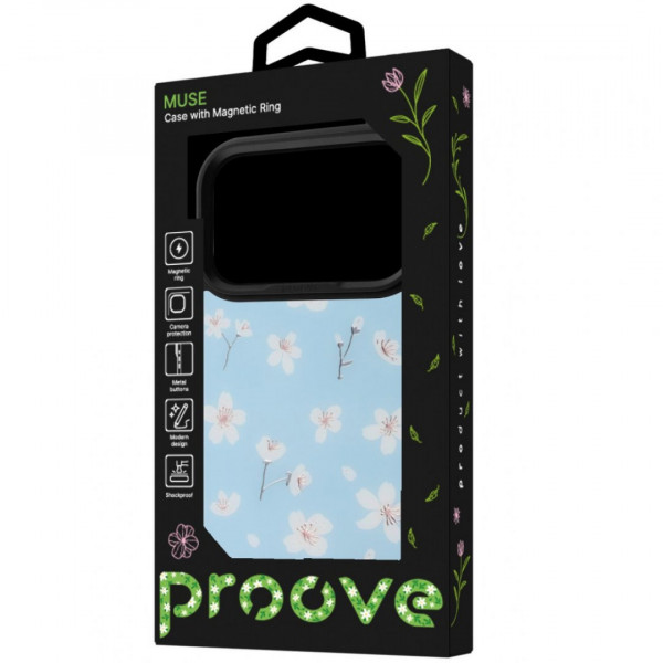 Чохол Proove Muse Fleur Case with Magnetic Ring для iPhone 17 Pro/18 Pro Figs (PCMFIP17P0B4)
