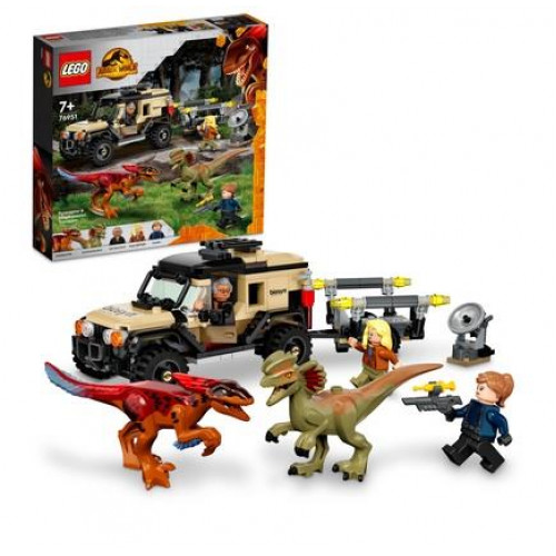 Конструктор LEGO Jurassic World Перевезення пірораптора та дилофозавра