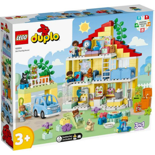 Конструктор LEGO DUPLO Town Сімейний будинок 3в1