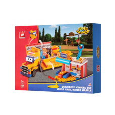 Конструктор Super Wings Small Blocks Buildable Vehicle Set грузовик и магазин