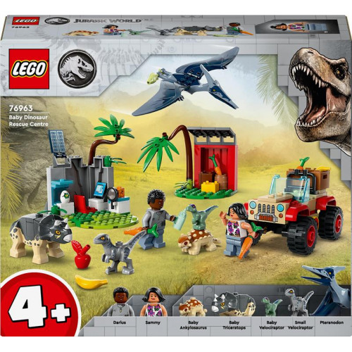 Конструктор LEGO Jurassic World Центр порятунку малюків динозаврів