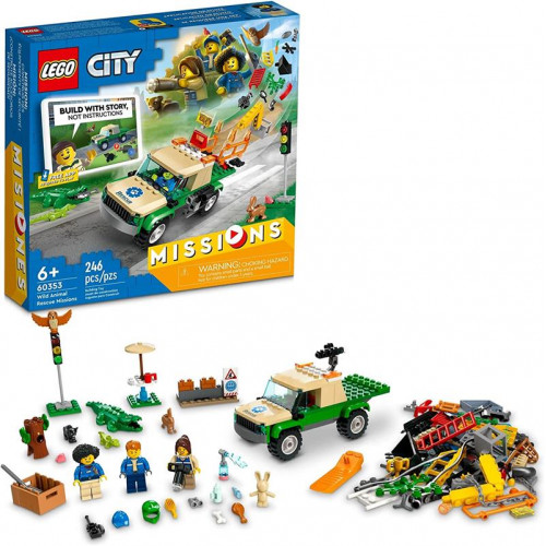 Конструктор LEGO City Missions Місії порятунку диких тварин